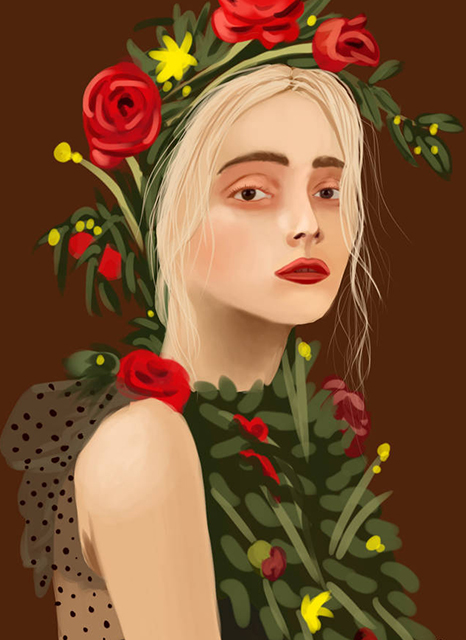 Art | Woman Flower